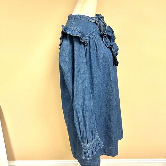 Draper James dark chambray jean dress size XS/S - Picture 7 of 8